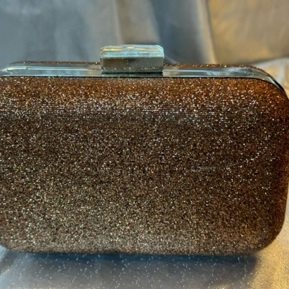 Small Brown clutch or shoulder or cross body purse
